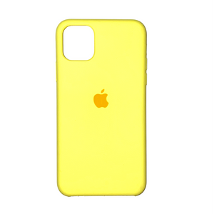 iPhone 11 - Coque en silicone jaune