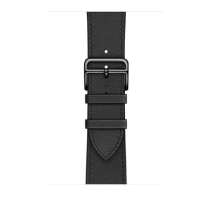 Black  - Leather Band for Apple Watch