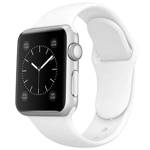 Blanc - Bracelet en silicone pour Apple Watch