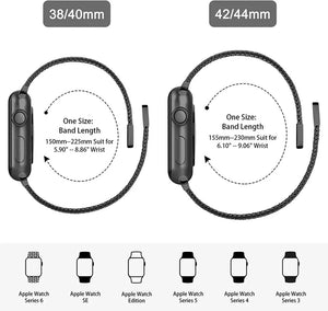 Black - Stainless Steel Band for Apple Watch
