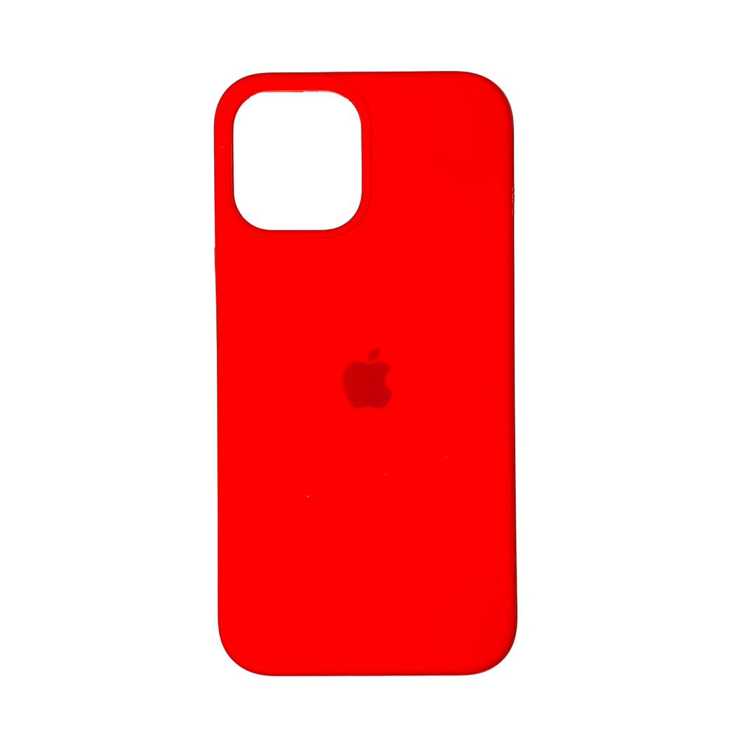 iPhone 12 Pro Max - Coque en silicone rouge