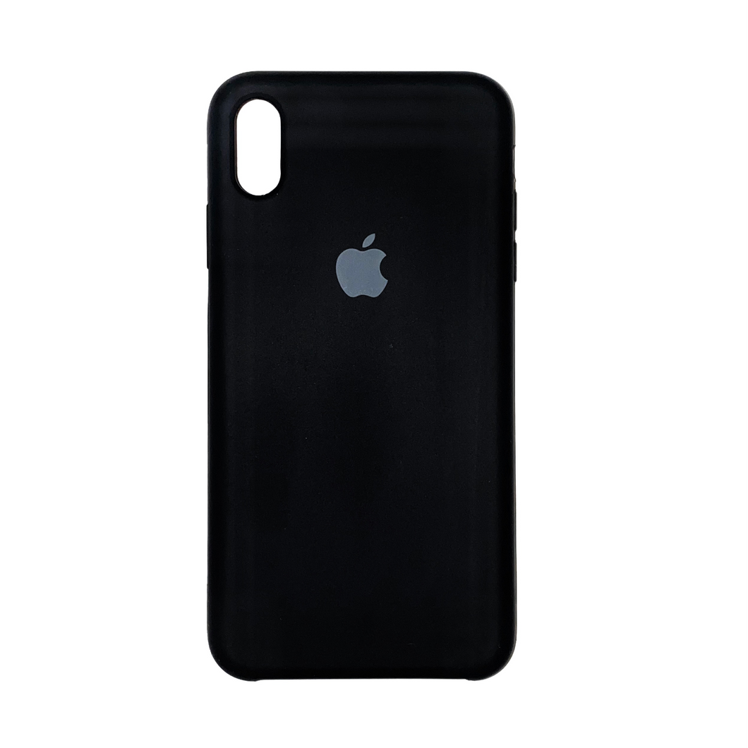 iPhone XR - Coque en silicone noire