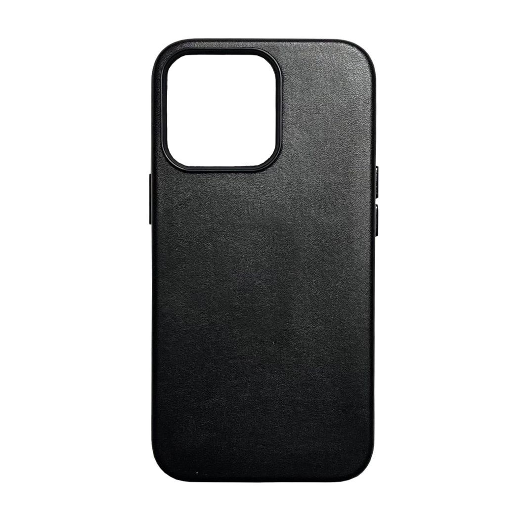 iPhone 13 Pro - Black Leather Case