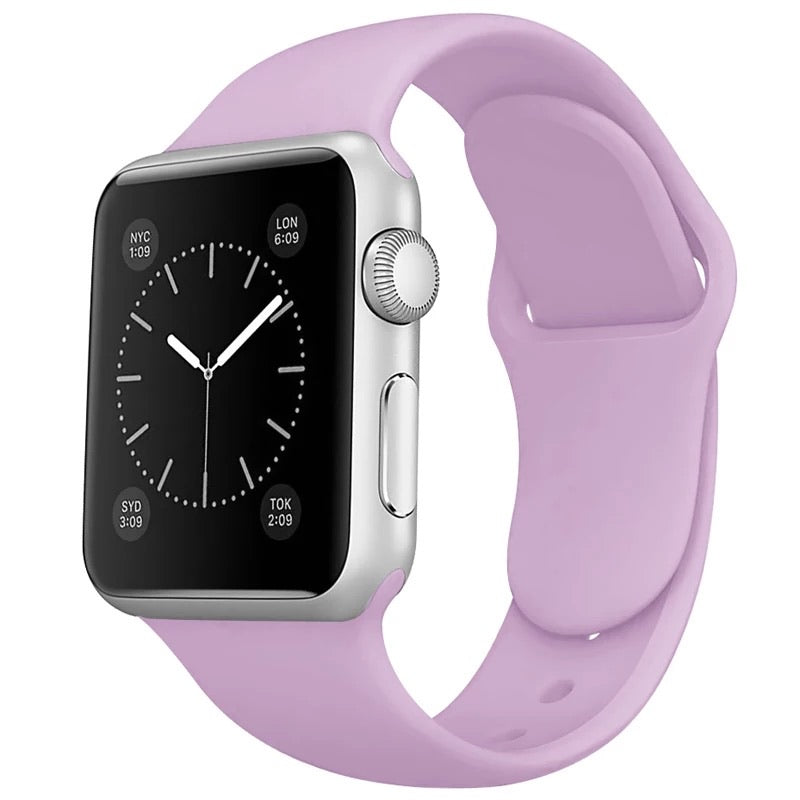 Lavande - Bracelet en silicone pour Apple Watch