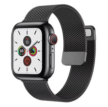 Load image into Gallery viewer, Black - Stainless Steel Band for Apple Watch
