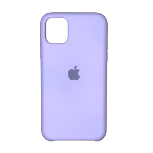 Coque en silicone Lila pour iPhone 11