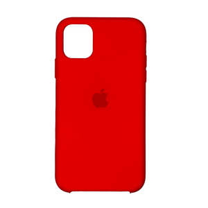 iPhone 11 Pro Max - Coque en silicone ROUGE