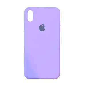 iPhone Xs Max - Coque en silicone lilas