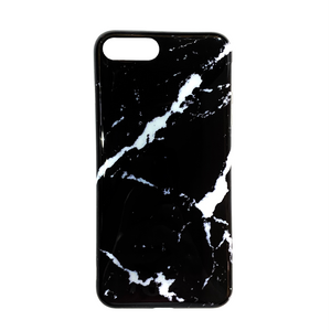 iPhone 7 Plus / 8 Plus JET Black Marble