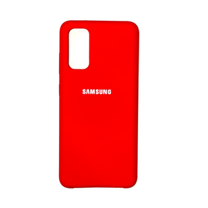 SAMSUNG S20 Plus - Housse en silicone ROUGE